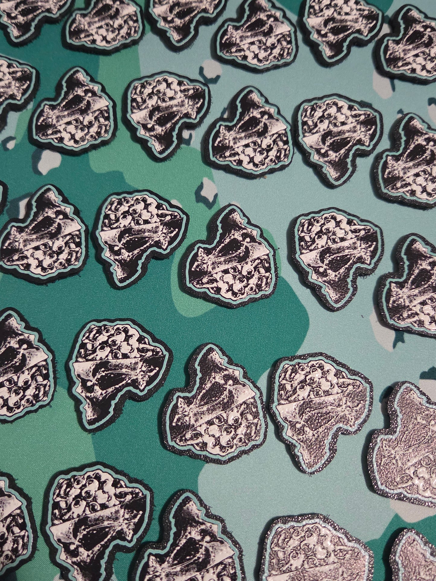 Brain Freeze Patch Pair (1 COLOR 1 B&W)